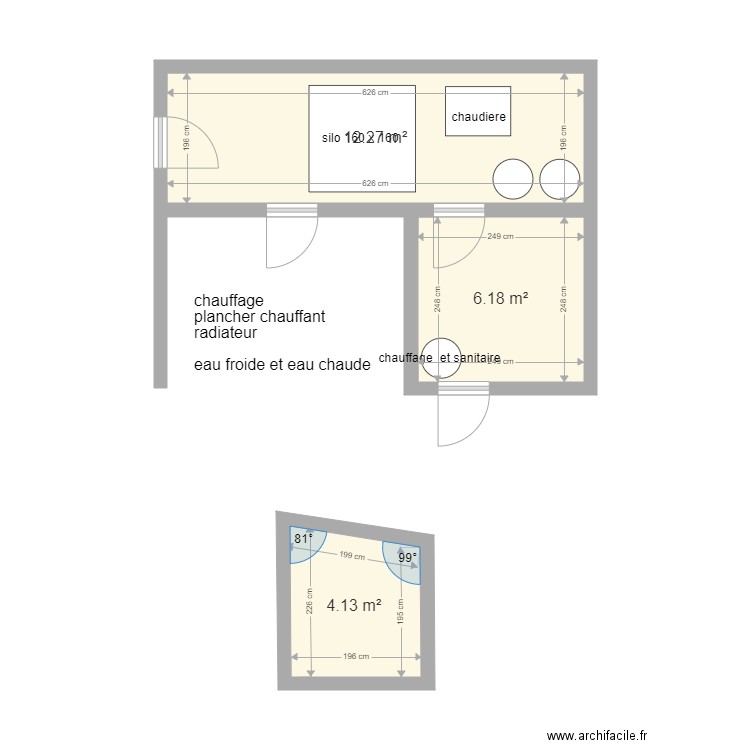 roi . Plan de 0 pièce et 0 m2