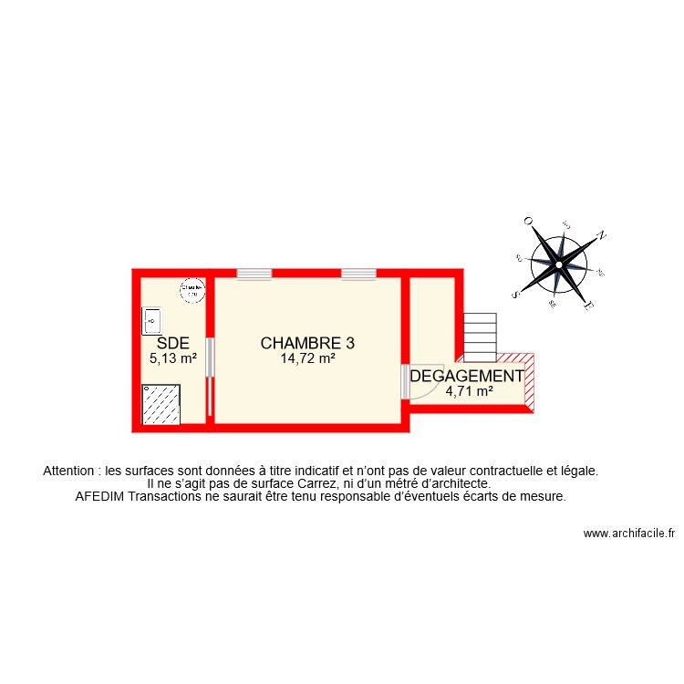 BI 8017 ETAGE 3 NIVEAU 2 . Plan de 0 pièce et 0 m2