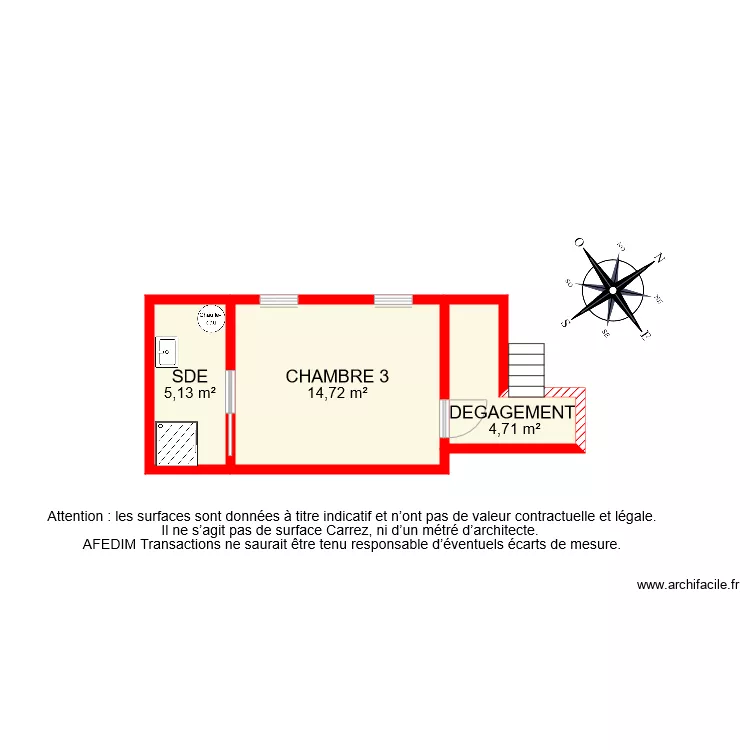 BI 8017 ETAGE 3 NIVEAU 2 . Plan de 