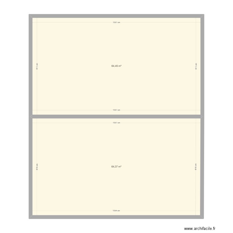 RDC GRIGNY. Plan de 0 pièce et 0 m2