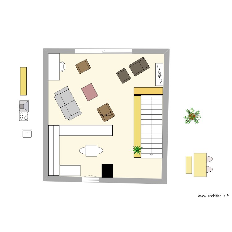 Bzzz Etage 2 14 EME essai. Plan de 0 pièce et 0 m2