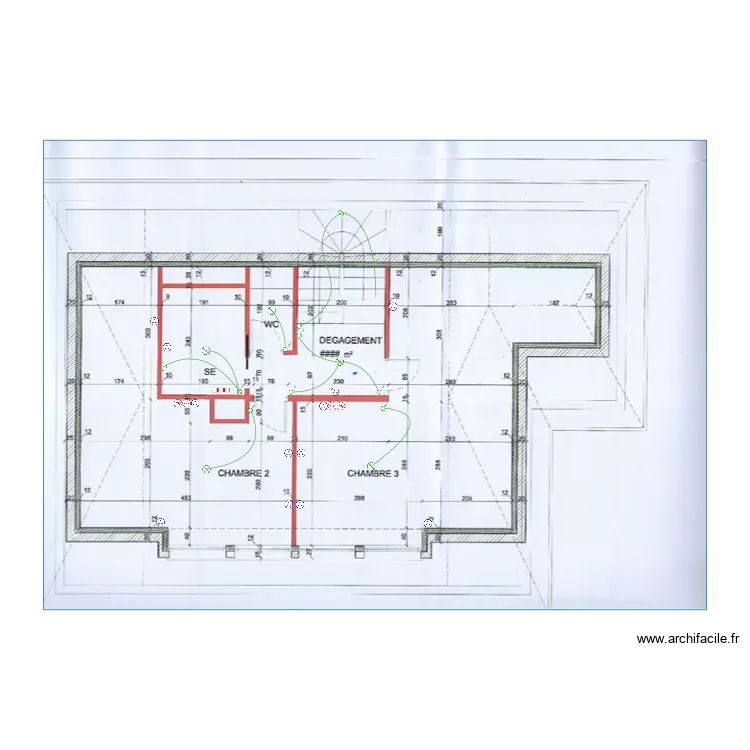 Verrières étage. Plan de Verrières étage. Plan de