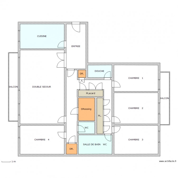 ann car. Plan de 0 pièce et 0 m2