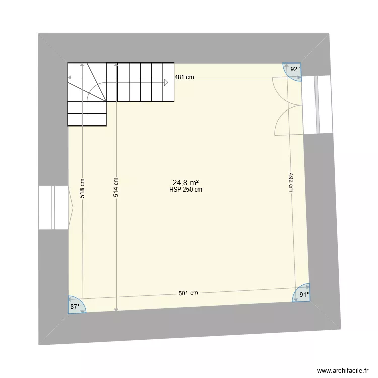 Bergerie ET1.6 fini. Plan de 