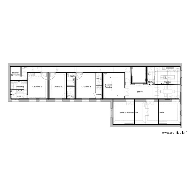 plan institut art . Plan de 0 pièce et 0 m2