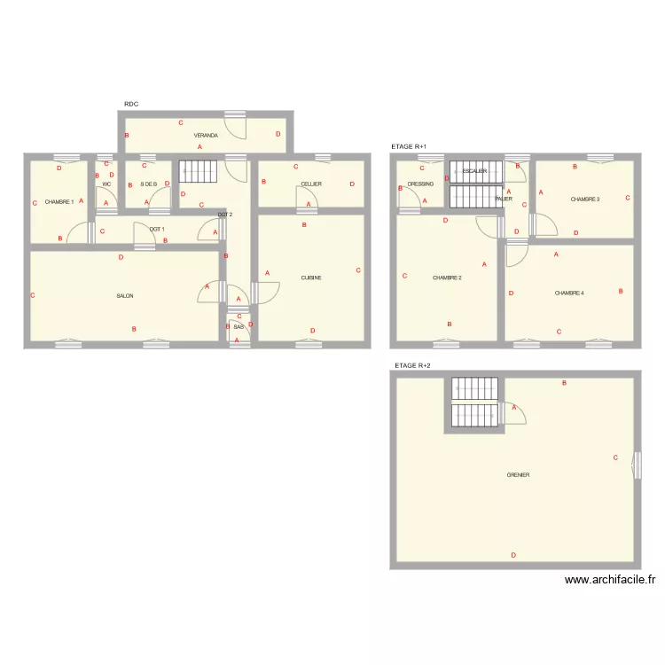 tessier. Plan de tessier. Plan de