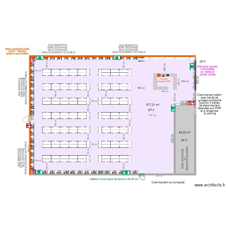 AU VIDE GRENIER APRES TRAVAUX 2. Plan de 2 pièces et 620 m2