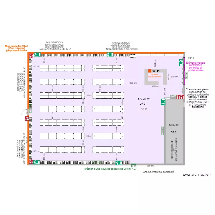 AU VIDE GRENIER APRES TRAVAUX 2. Plan de 