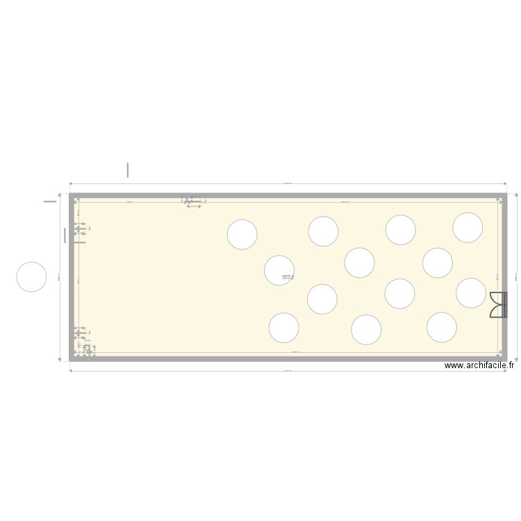 TARTOUF. Plan de 1 pièce et 251 m2