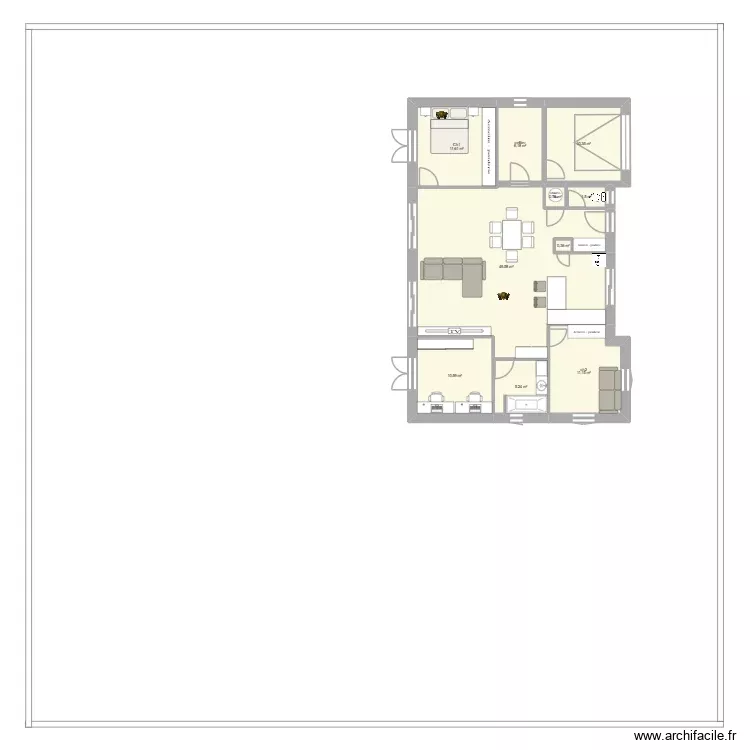 plan1 - bocage. Plan de 10 Pièces et 107 m²