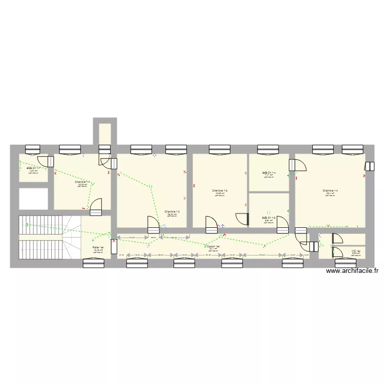 Miguet 1er Etage. Plan de 