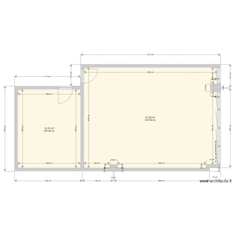 vestiaire et douche. Plan de 0 pièce et 0 m2