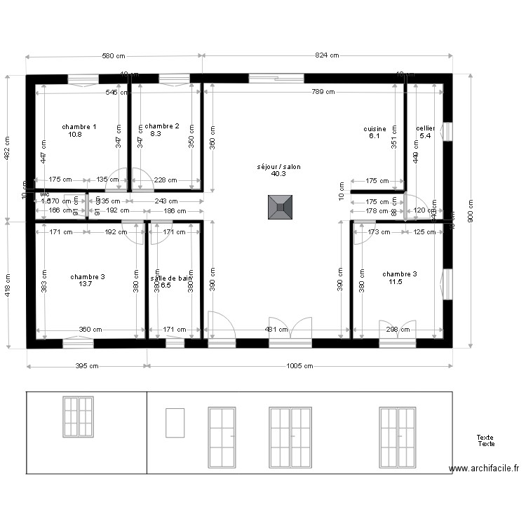 LAETI RDCH 10. Plan de 0 pièce et 0 m2