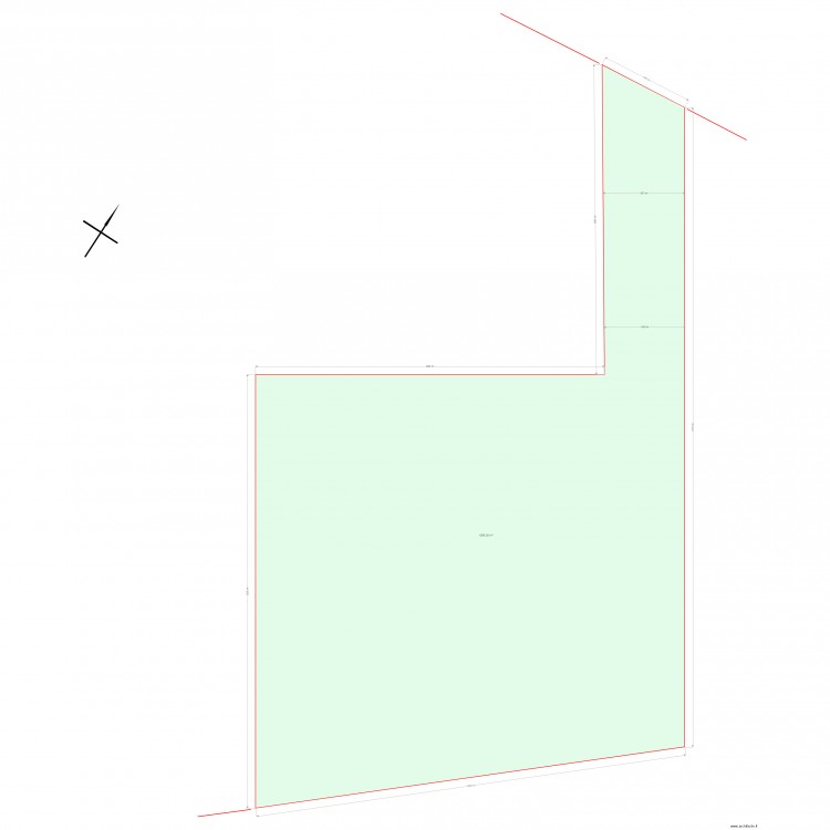 Gastes Terrain. Plan de 0 pièce et 0 m2