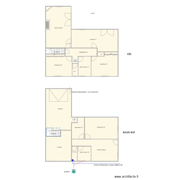 pubert ass  1374. Plan de 19 pièces et 191 m2