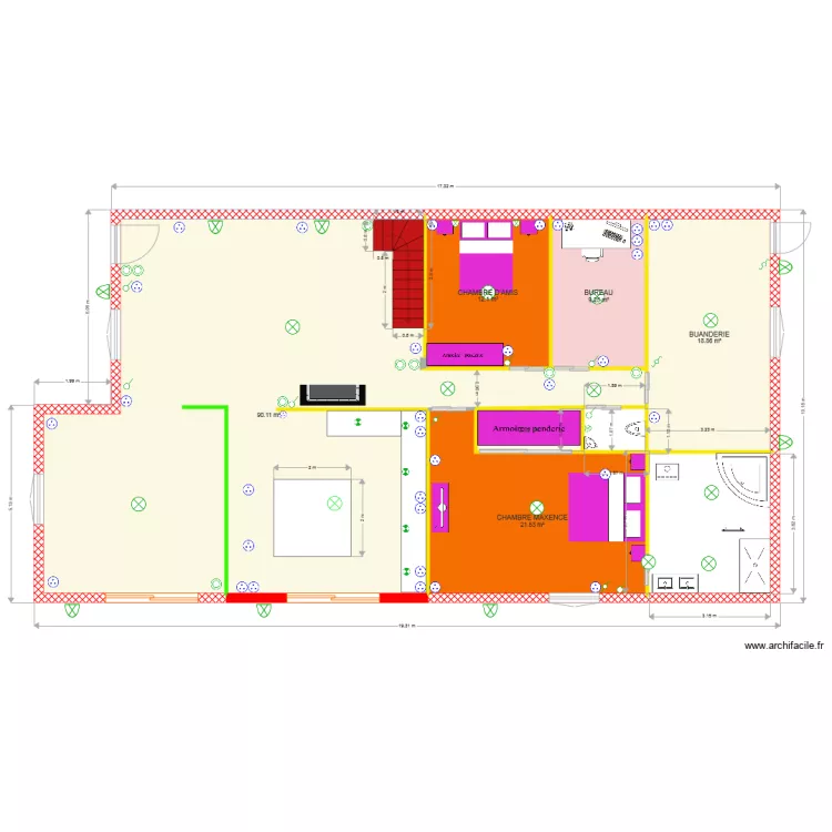 MAISON MAXENCE. Plan de 