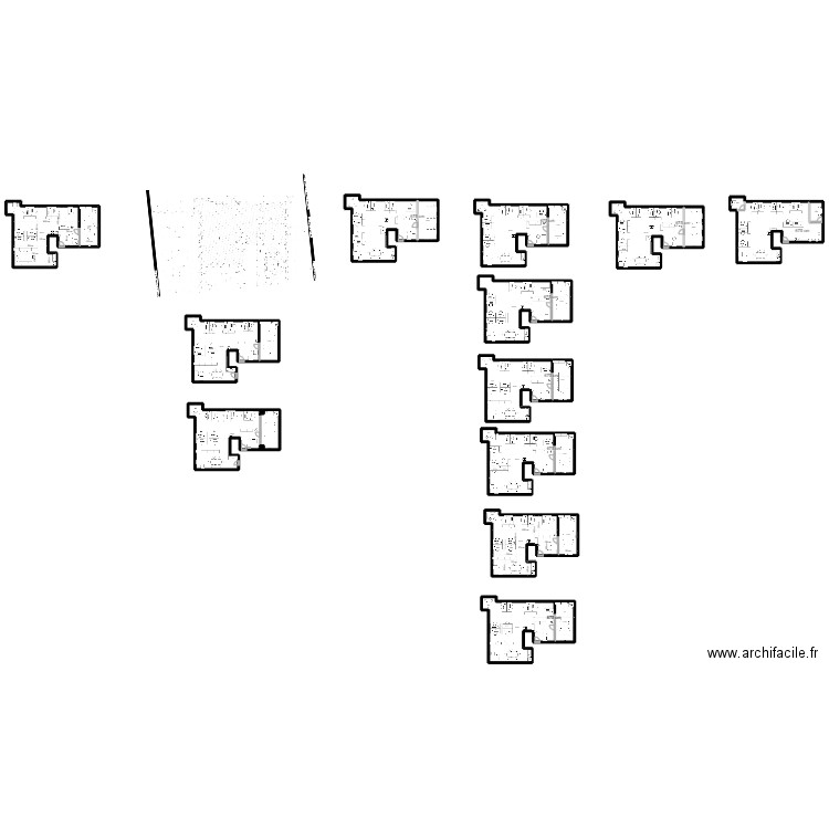 ZURICH AIRPORT V2. Plan de 24 pièces et 1401 m2