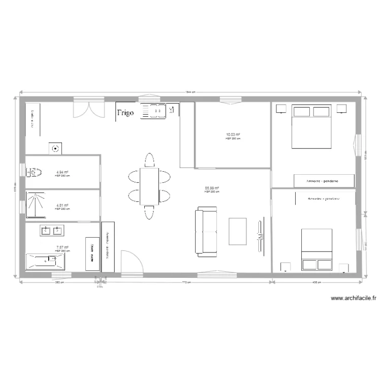 plan maison. Plan de 