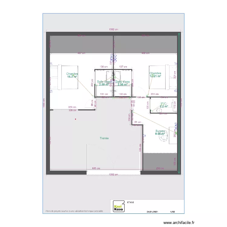 Plan Elec R1 Loft3. Plan de 