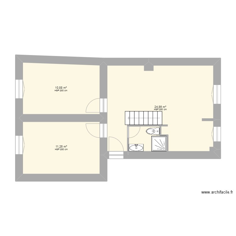 gatou bas. Plan de 0 pièce et 0 m2
