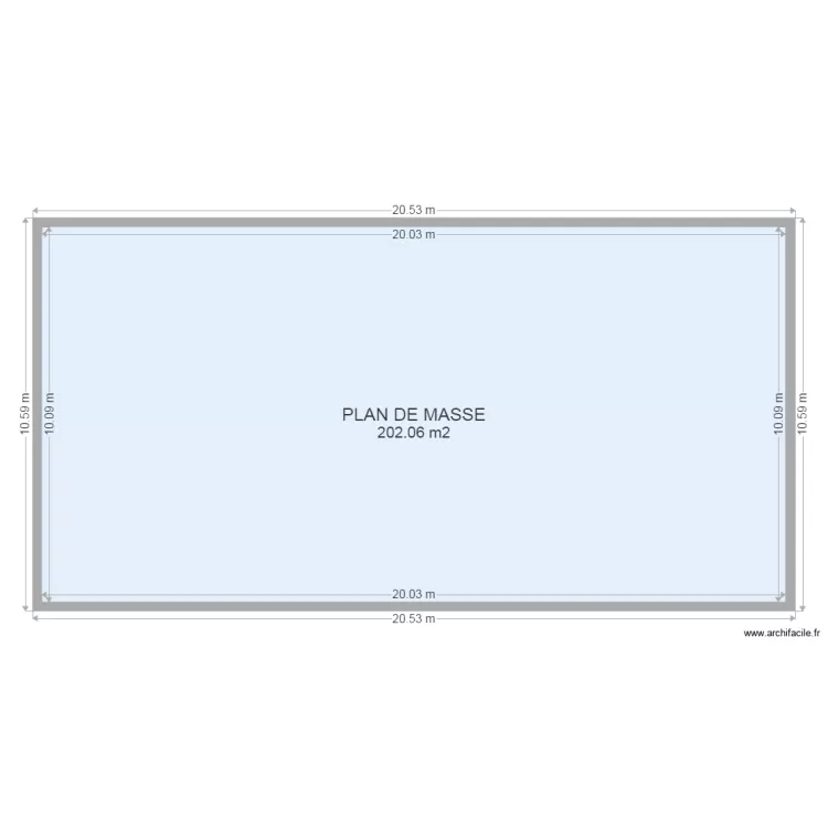 PLAN DE MASSE . Plan de 