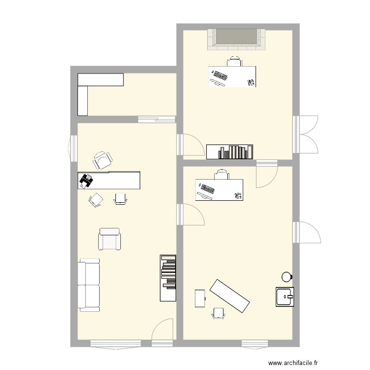 maison RDC. Plan de 0 pièce et 0 m2