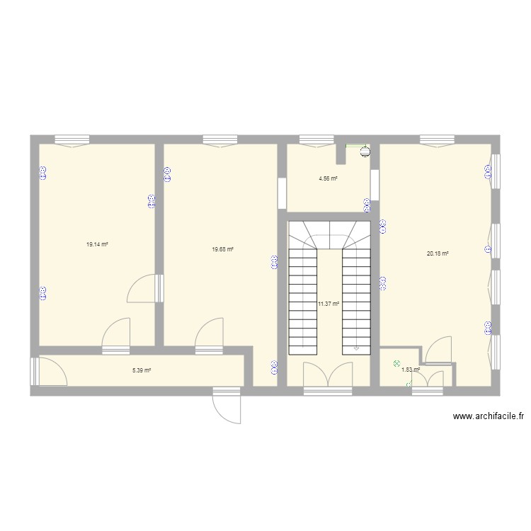 LIMOGES BV HALL DE GARE Bureau CER. Plan de 0 pièce et 0 m2