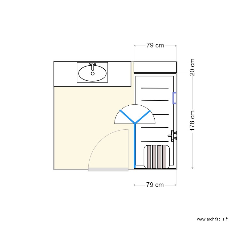 SDB GONORD. Plan de 0 pièce et 0 m2