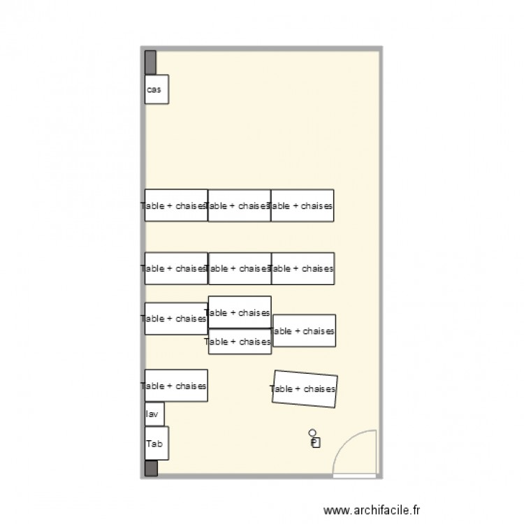 SALLE DE COURS ENVI non. Plan de 0 pièce et 0 m2