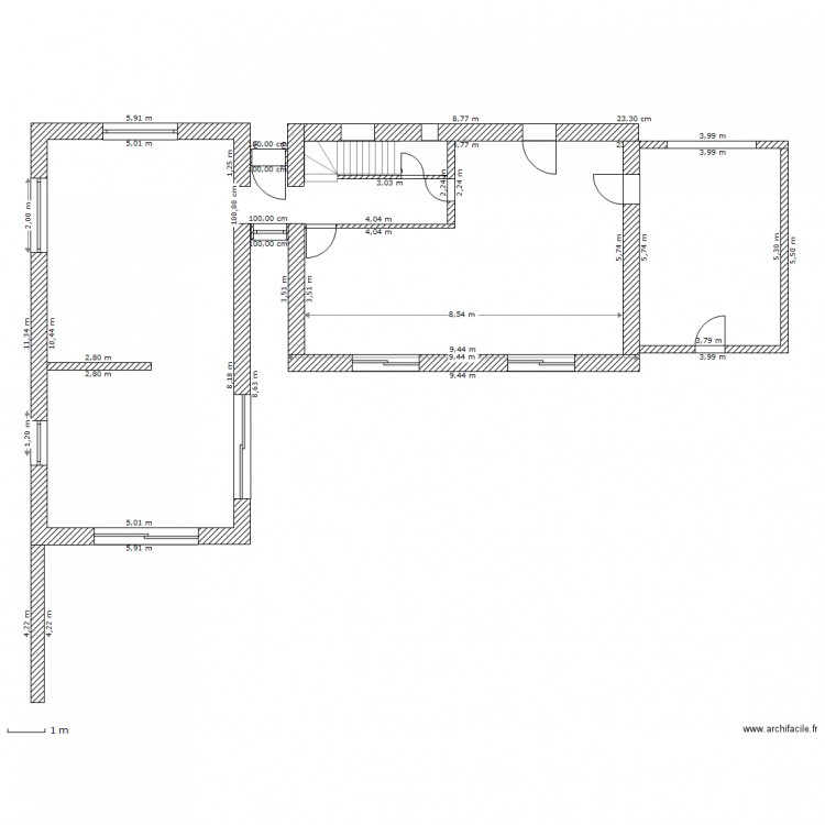 rez chaussée complet 3. Plan de 0 pièce et 0 m2