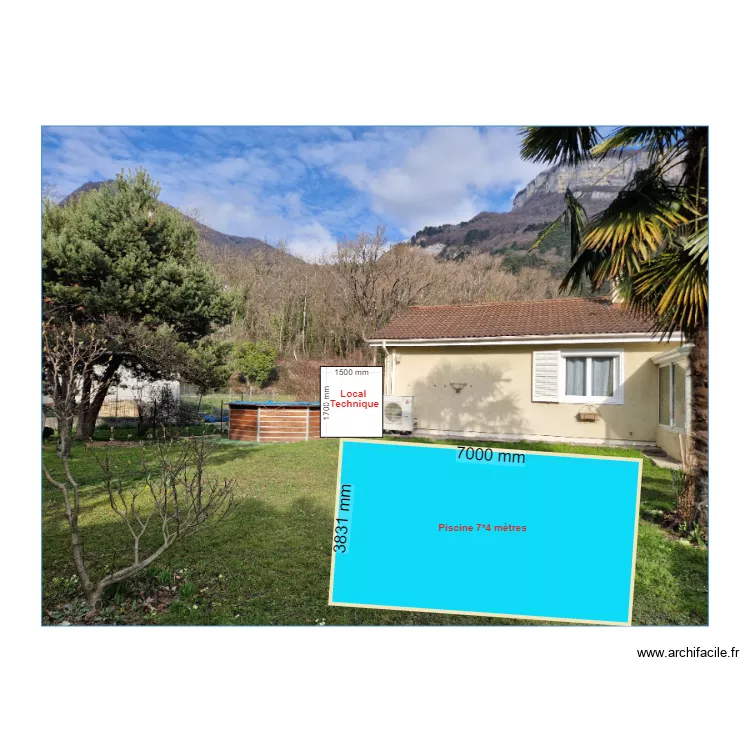 Montage Local. Plan de 