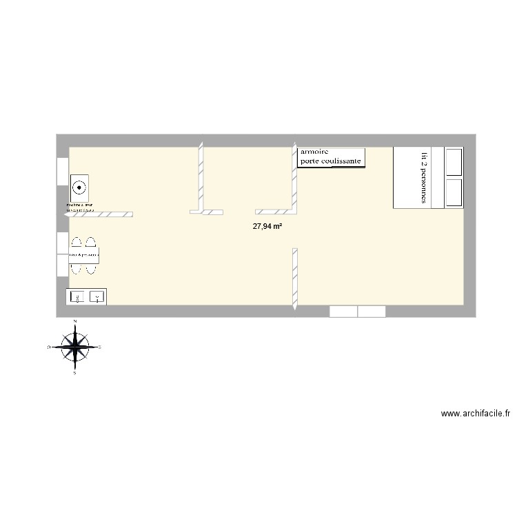 plan dossier E33 ASSP. Plan de 0 pièce et 0 m2