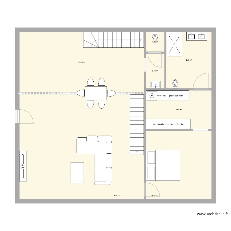 ST LEU AMENAGEMENT. Plan de 0 pièce et 0 m2