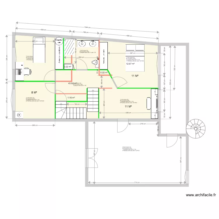 Maison 1er etage SB V02. Plan de Maison 1er etage SB V02. Plan de