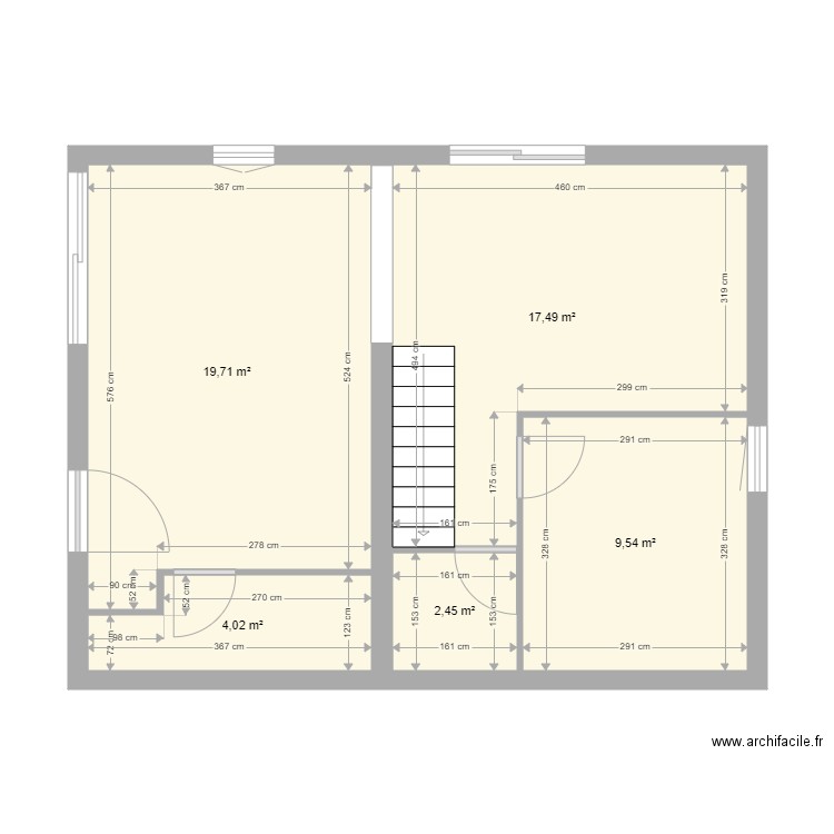 maison anais greg sauveterre cloison cote rdc. Plan de 0 pièce et 0 m2