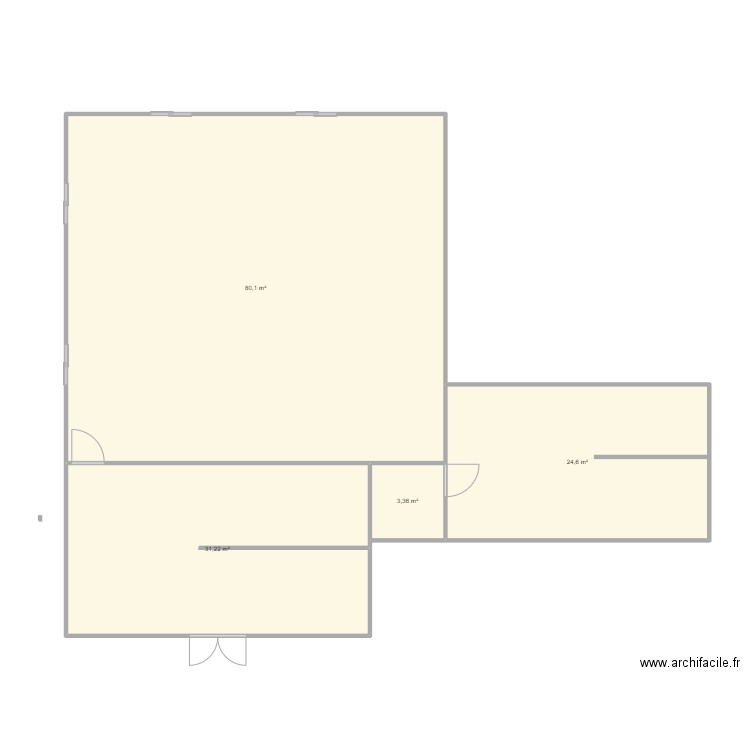 plan de l'animalerie. Plan de 0 pièce et 0 m2