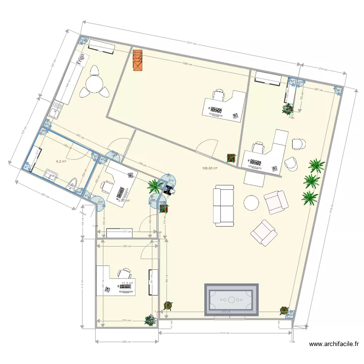 AGENCE BETHUNE. Plan de 