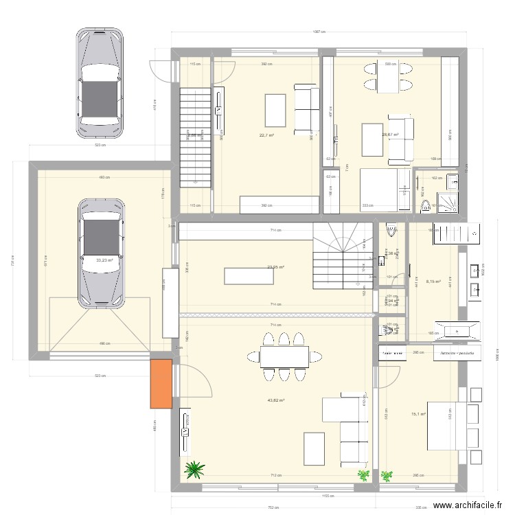 st leu autre 1. Plan de 22 pièces et 392 m2