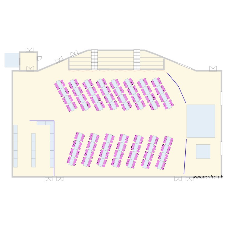 halle des sports liberté n3. Plan de 0 pièce et 0 m2