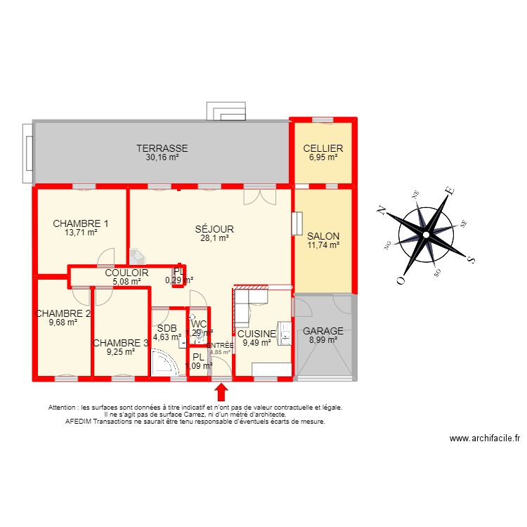 BI 14538. Plan de 0 pièce et 0 m2