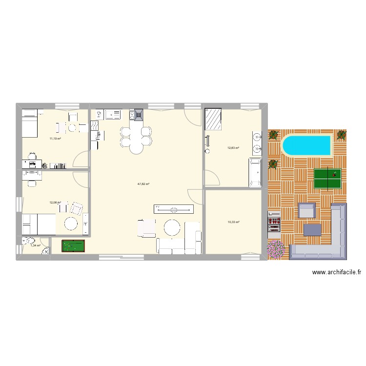 Salomé. Plan de 0 pièce et 0 m2