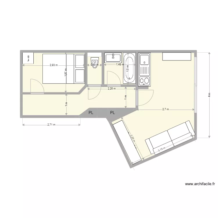H5 202 Pompeu. Plan de 