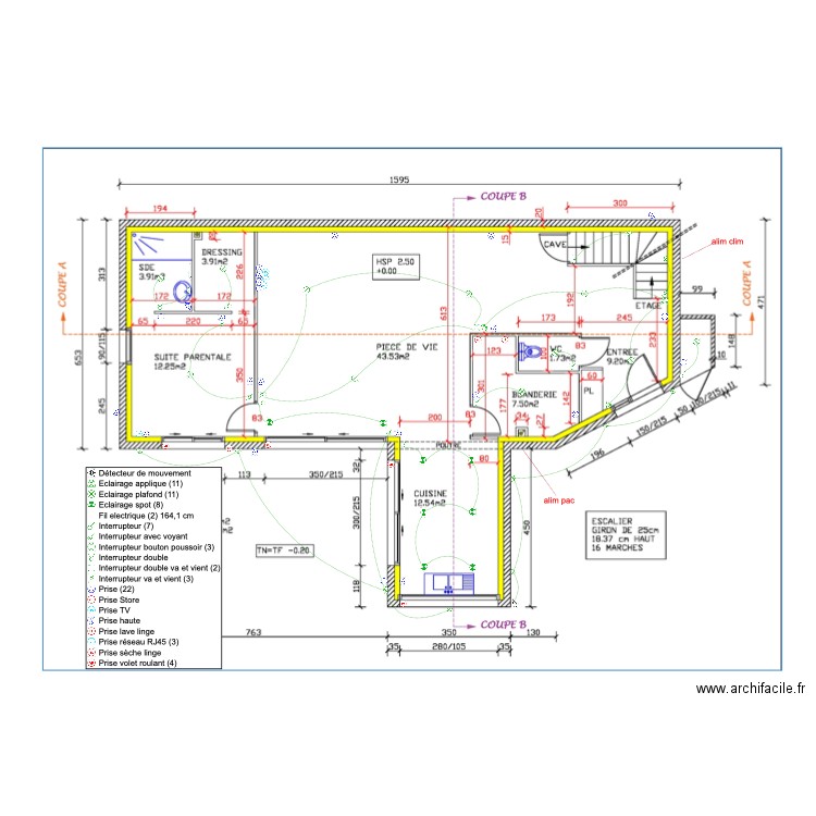 plan RDC chemce. Plan de 0 pièce et 0 m2