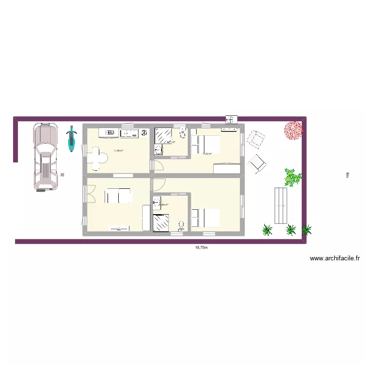 Omah Sutik Bangunjiwo Dimas Design 5. Plan de 
