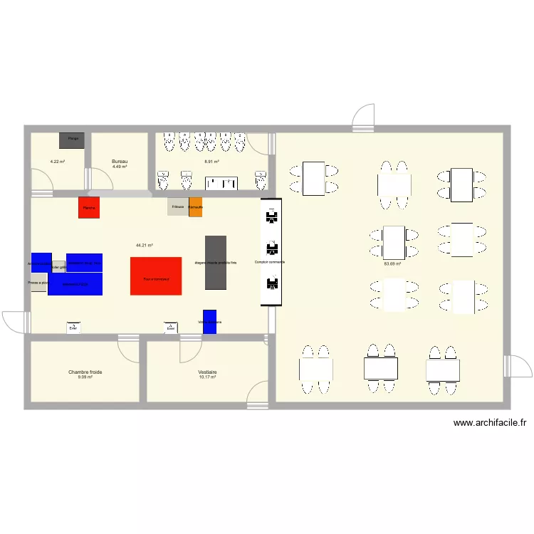 Cuisine Fast food5. Plan de 