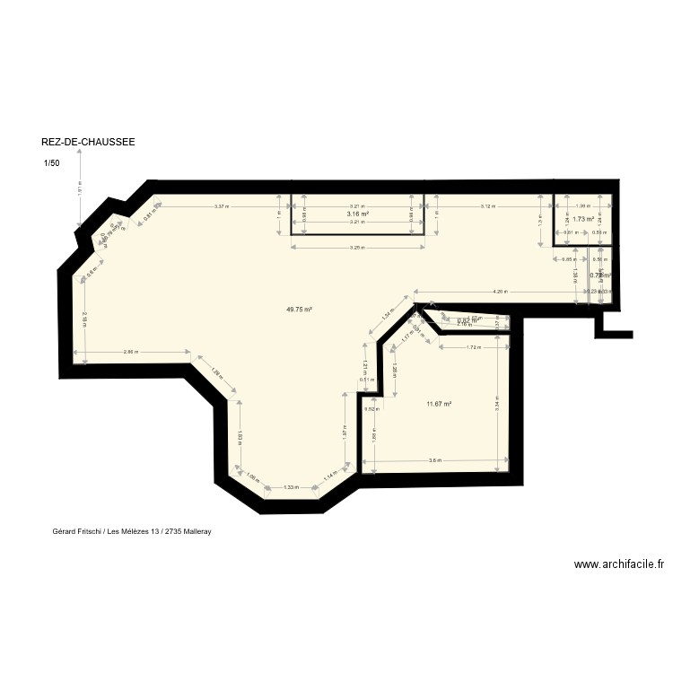 1990Rez. Plan de 0 pièce et 0 m2