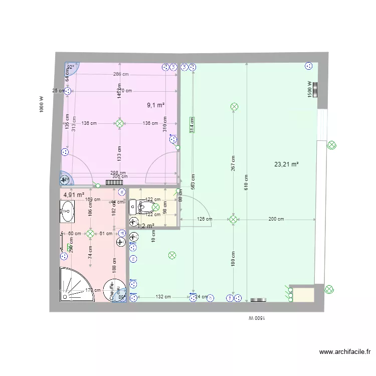 magasin 11 COMMERCE. Plan de 