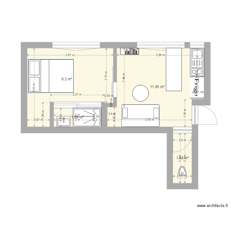 APRES. Plan de 0 pièce et 0 m2