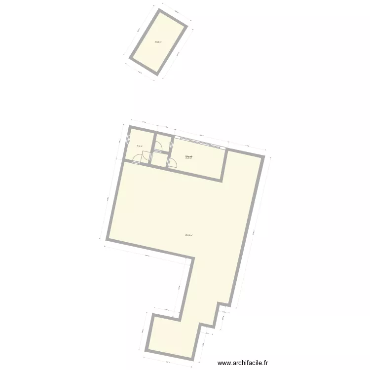 Kerraros pi&eacute;ces. Plan de 