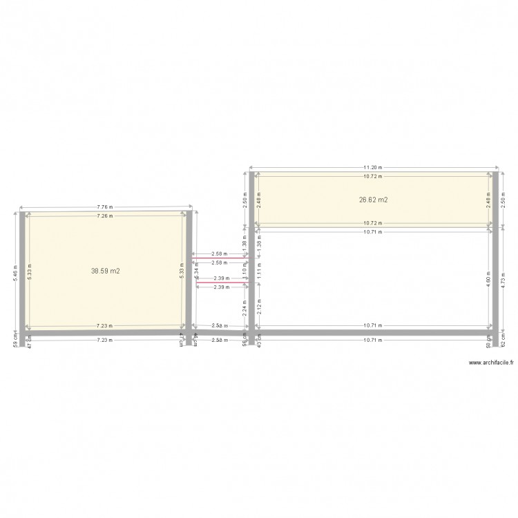 mes plans. Plan de 0 pièce et 0 m2